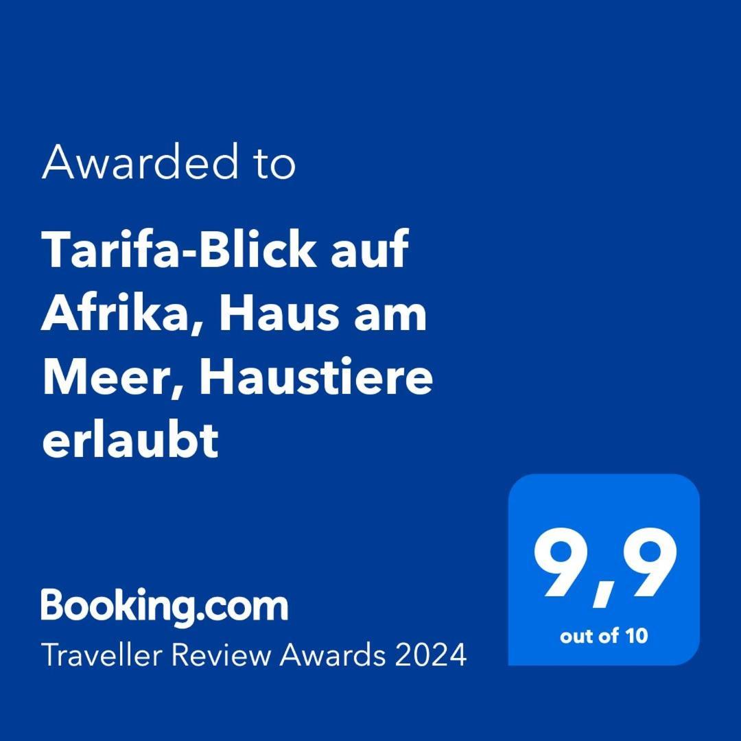 Tarifa-Blick Auf Afrika, Haus Am Meer, Haustiere Erlaubt Kültér fotó